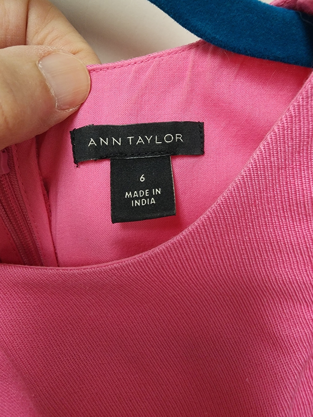Ann Taylor Pink Sleeveless Midi Sheath Dress - Picture 4 of 6